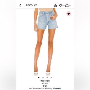 Agolde dee shorts